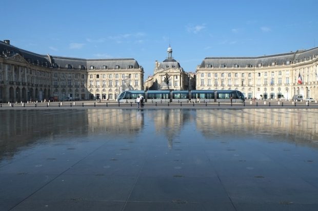 Place de la bourse à Bordeaux